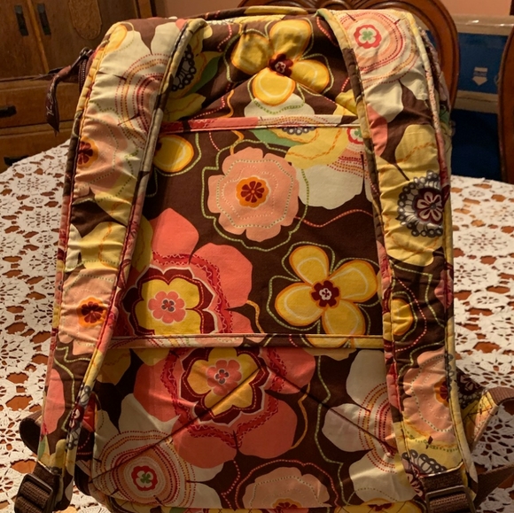 Vera Bradley Paisley Floral Backpacl - Picture 1 of 12